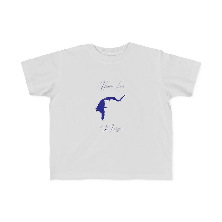 Michigan  Hamlin  Lake  Toddler  T-shirt  front  position  view  from  front  silver.webp