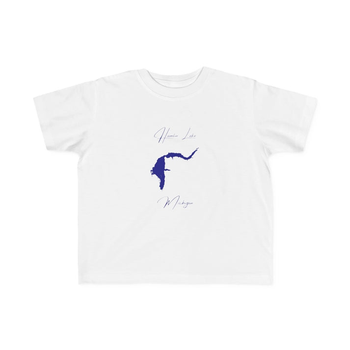 Michigan  Hamlin  Lake  Toddler  T-shirt  front  position  view  from  front  white.webp