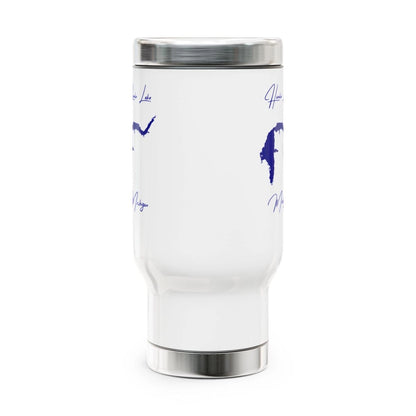 Michigan  Hamlin  Lake  Travel  Mug  other  position  view  from  front  14oz.webp