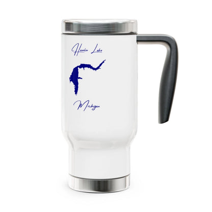 Michigan  Hamlin  Lake  Travel  Mug  other  position  view  from  right  14oz.webp