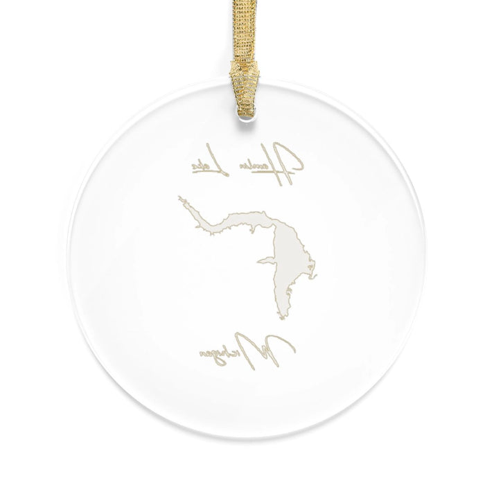 Michigan  Hamlin  Lake  Tree  Ornament  other  position  view  from  back  round.webp