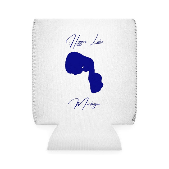 Michigan  Higgins  Lake  Can  Koozie  front  position  view  from  front-1  white.webp