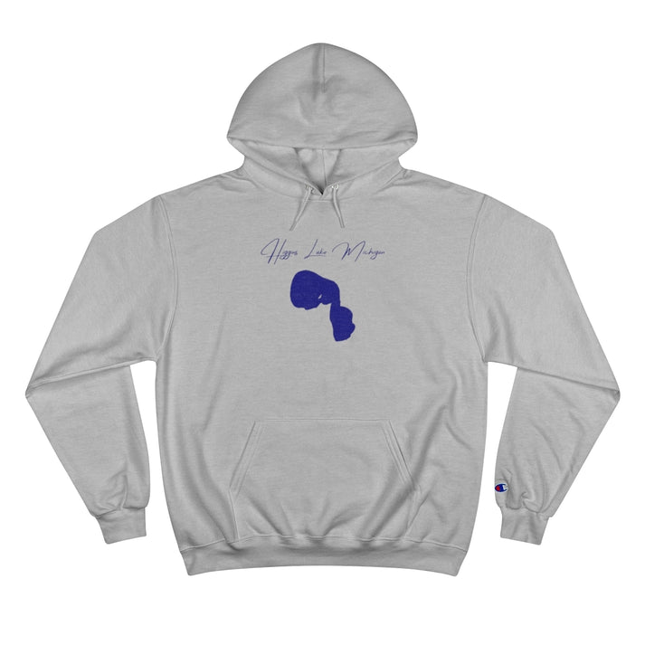 Michigan  Higgins  Lake  Hoodie  front  position  view  from  front  light  steel.webp