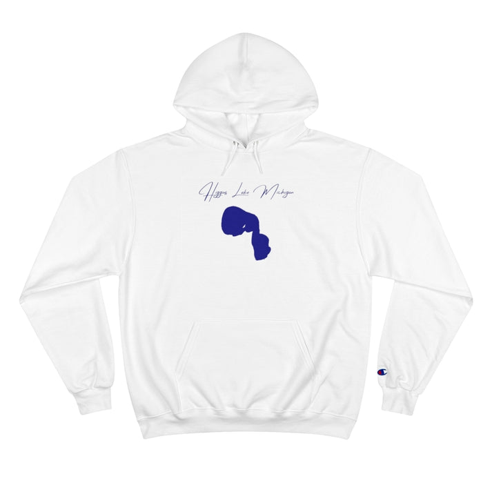 Michigan  Higgins  Lake  Hoodie  front  position  view  from  front  white.webp