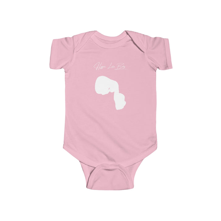 Michigan  Higgins  Lake  Onesie  front  position  view  from  front  pink.webp