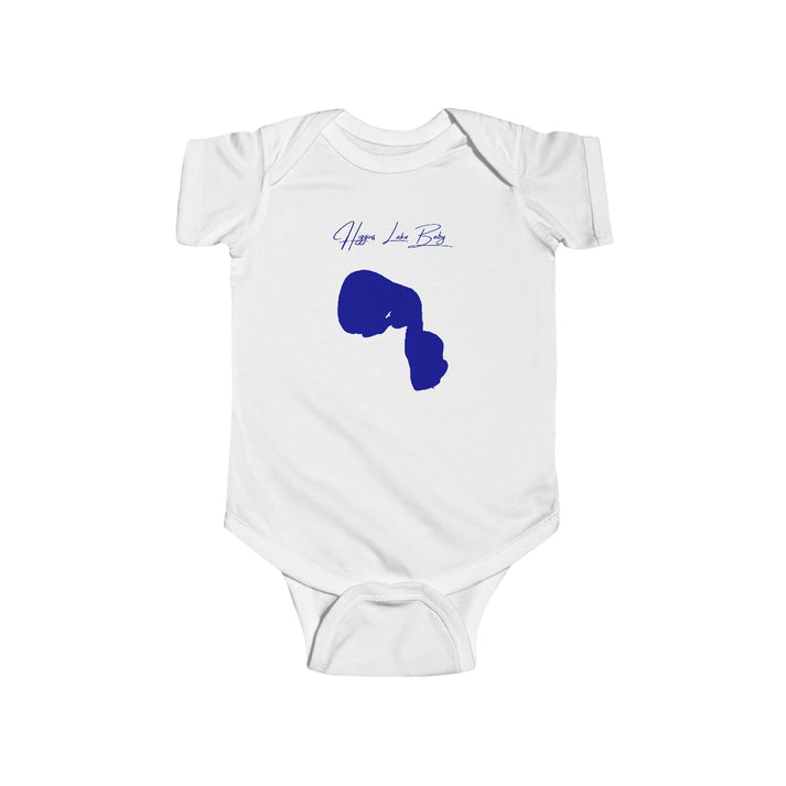 Michigan  Higgins  Lake  Onesie  front  position  view  from  front  white.webp