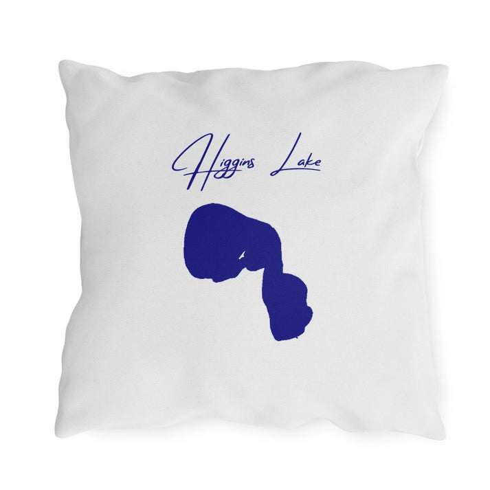 Michigan  Higgins  Lake  Outdoor  Pillow  back  position  view  from  back  18  x  18.webp