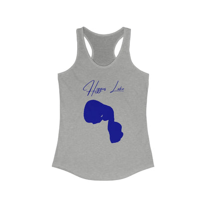 Michigan  Higgins  Lake  Racerback-Tank  front  position  view  from  front  heather  grey.webp