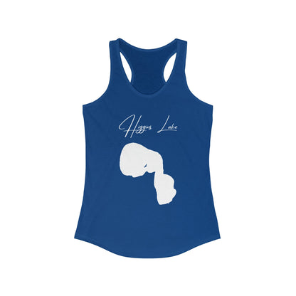 Michigan  Higgins  Lake  Racerback-Tank  front  position  view  from  front  solid  royal.webp