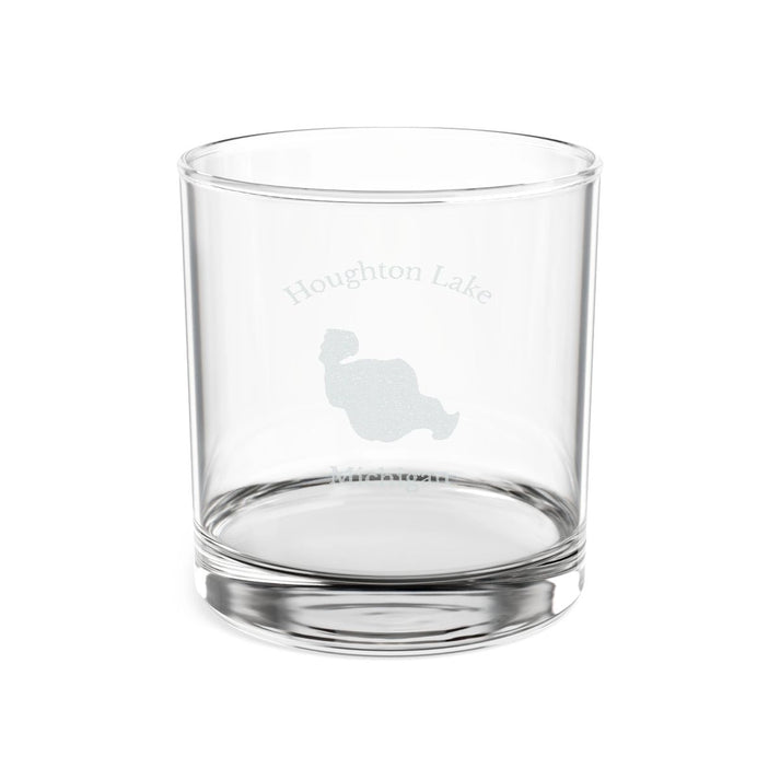 Michigan  Houghton  Lake  Engraved  Whiskey  Glass  other  position  view  from  front  10.5oz.webp