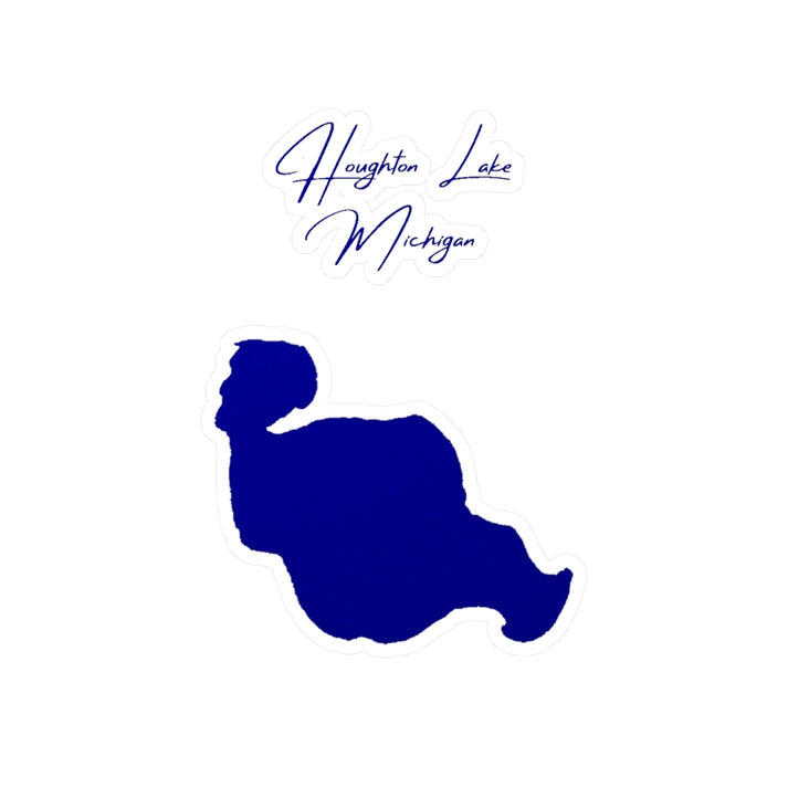 Michigan  Houghton  Lake  Vinyl  Decal  other  position  view  from  front  4  x  6.webp