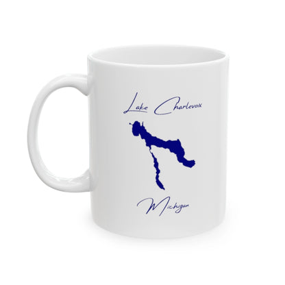 Michigan  Lake  Charlevoix  Ceramic  Mug  other  position  view  from  left  11oz.webp
