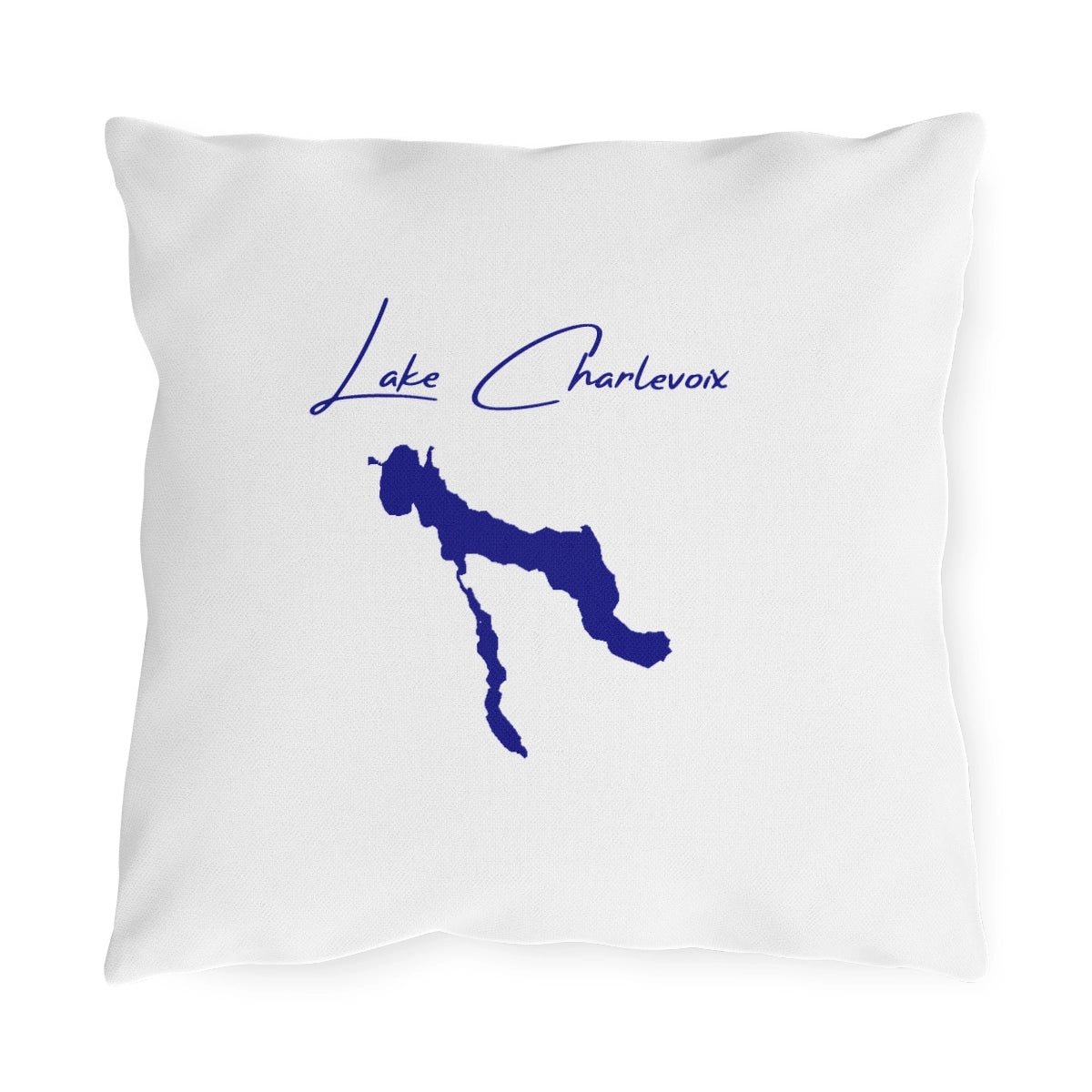 Michigan  Lake  Charlevoix  Outdoor  Pillow  front  position  view  from  front  16  x  16.webp