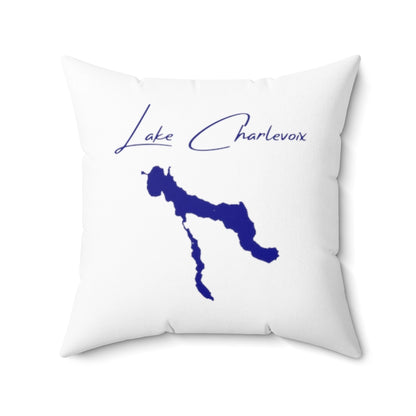 Michigan  Lake  Charlevoix  Pillow  front  position  view  from  back  20  x  20.webp