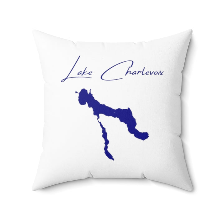 Michigan  Lake  Charlevoix  Pillow  front  position  view  from  back  20  x  20.webp