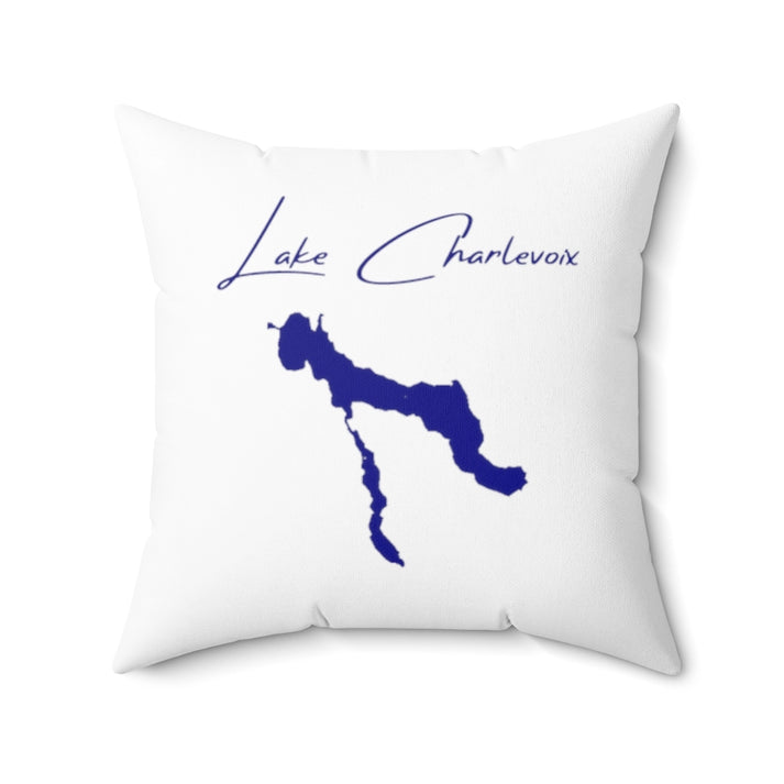 Michigan  Lake  Charlevoix  Pillow  front  position  view  from  front  20  x  20.webp