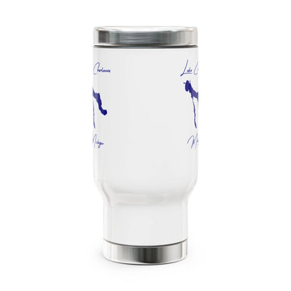 Michigan  Lake  Charlevoix  Travel  Mug  other  position  view  from  front  14oz.webp