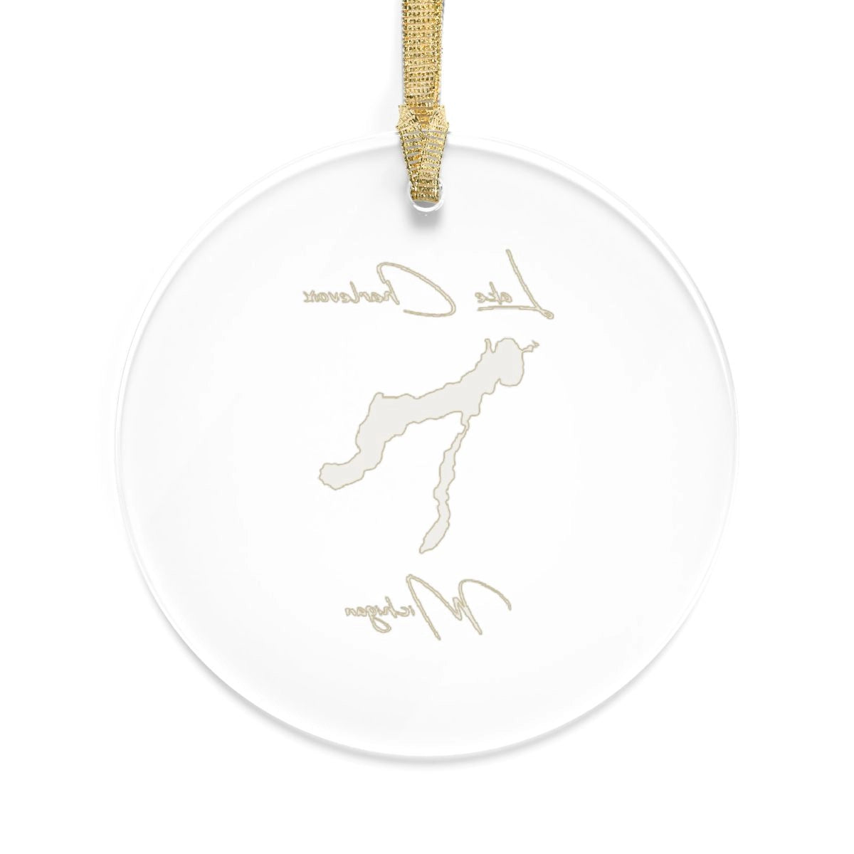 Michigan  Lake  Charlevoix  Tree  Ornament  other  position  view  from  back  round.webp