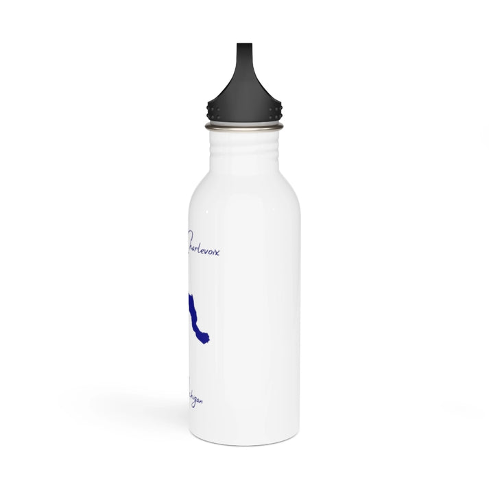Michigan  Lake  Charlevoix  Water  bottle  other  position  view  from  right  white.webp