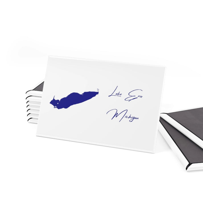 Michigan  Lake  Erie  Magnet  front  position  view  from  set  2  x  3.webp