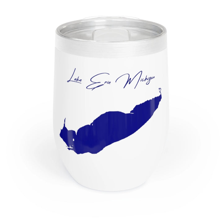 Michigan  Lake  Erie  Wine  Tumbler  front  position  view  from  front  white.webp