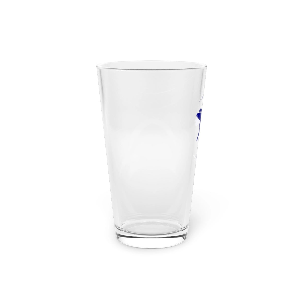 Michigan  Lake  Huron  16oz  Pint  Glass  front  position  view  from  left  16oz.webp