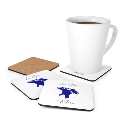 Michigan  Lake  Huron  Coaster  Set  front  position  view  from  context-1  3.75  x  3.75.webp