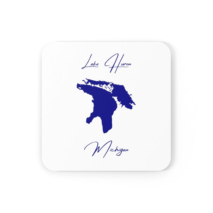 Michigan  Lake  Huron  Coaster  Set  front  position  view  from  front  3.75  x  3.75.webp