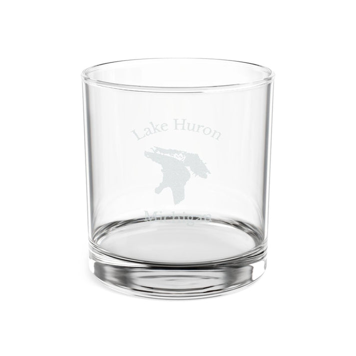 Michigan  Lake  Huron  Engraved  Whiskey  Glass  other  position  view  from  front  10.5oz.webp