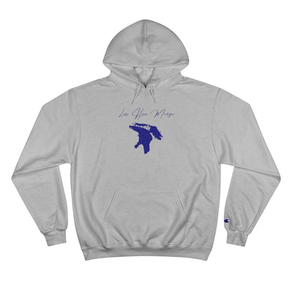 Michigan  Lake  Huron  Hoodie  front  position  view  from  front  light  steel.webp