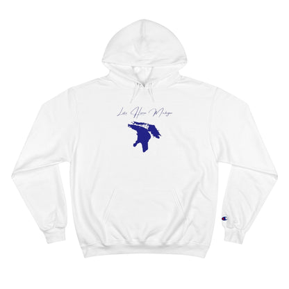 Michigan  Lake  Huron  Hoodie  front  position  view  from  front  white.webp