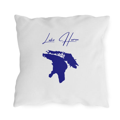 Michigan  Lake  Huron  Outdoor  Pillow  back  position  view  from  back  18  x  18.webp