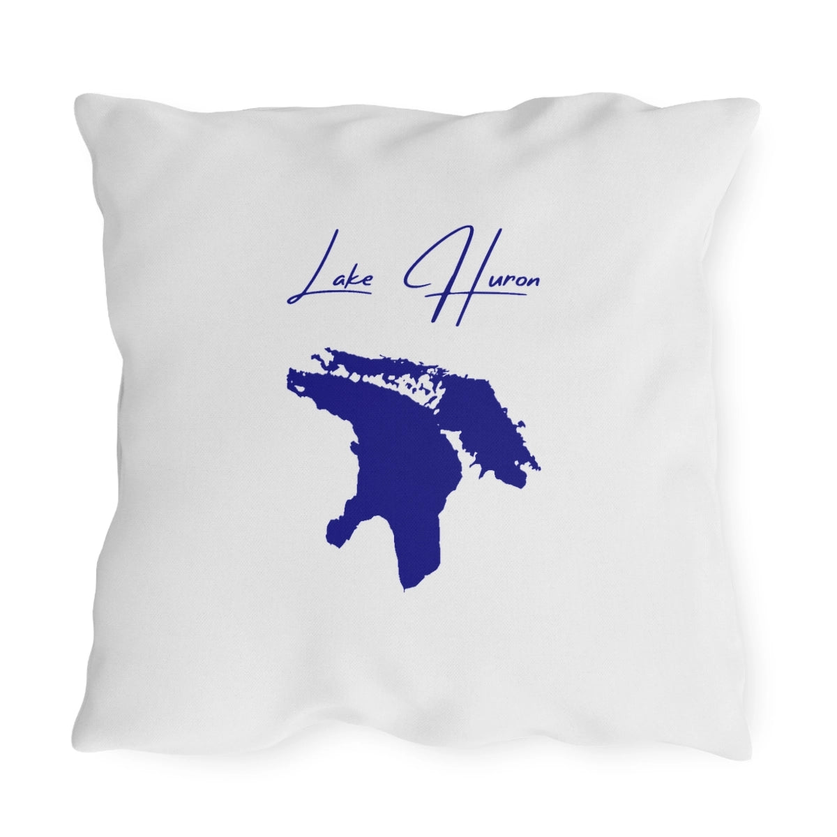 Michigan  Lake  Huron  Outdoor  Pillow  back  position  view  from  back  20  x  20.webp