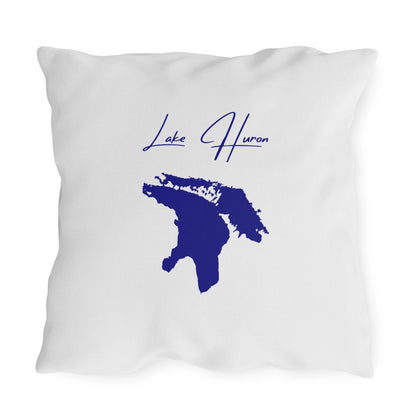 Michigan  Lake  Huron  Outdoor  Pillow  back  position  view  from  back  20  x  20.webp