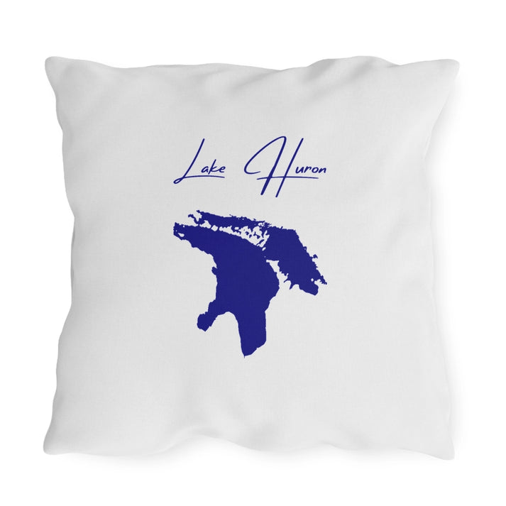Michigan  Lake  Huron  Outdoor  Pillow  back  position  view  from  back  20  x  20.webp