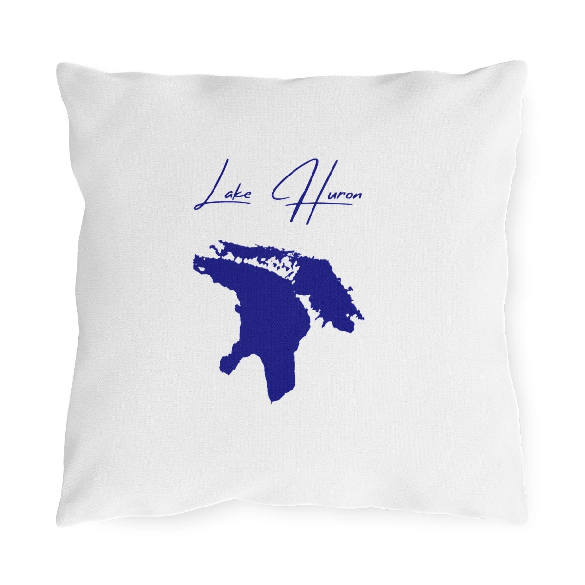 Michigan  Lake  Huron  Outdoor  Pillow  front  position  view  from  front  16  x  16.webp