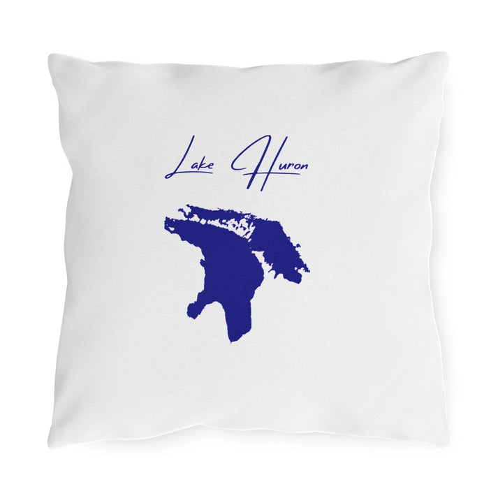 Michigan  Lake  Huron  Outdoor  Pillow  front  position  view  from  front  16  x  16.webp