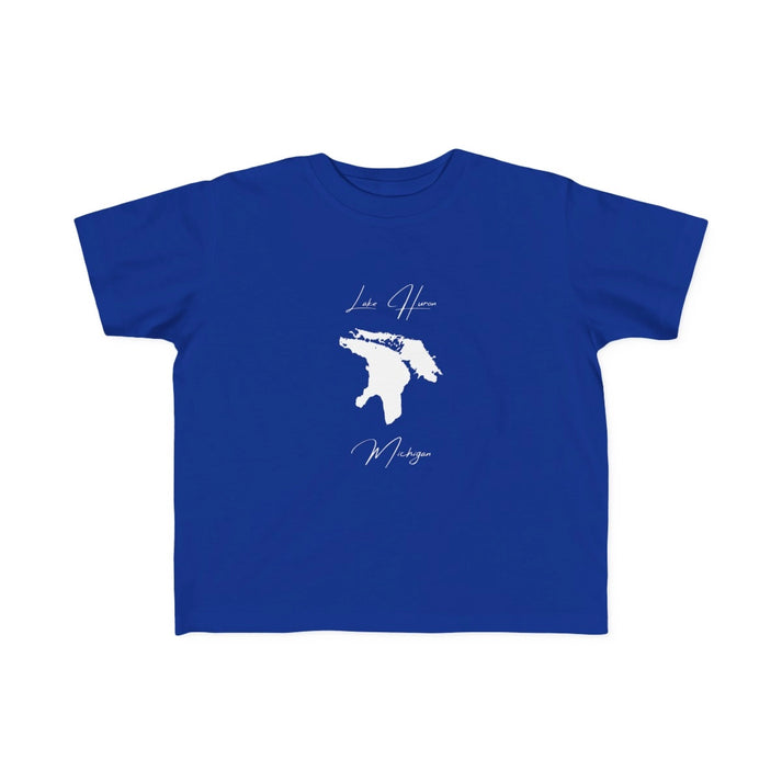 Michigan  Lake  Huron  Toddler  T-shirt  front  position  view  from  front  royal.webp