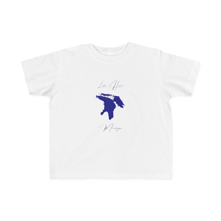 Michigan  Lake  Huron  Toddler  T-shirt  front  position  view  from  front  white.webp
