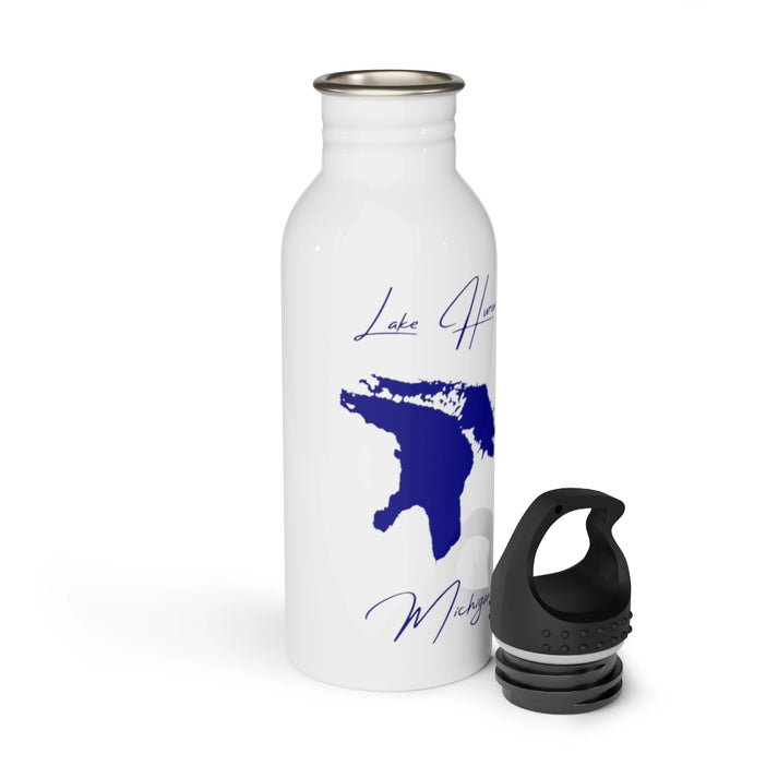 Michigan  Lake  Huron  Water  bottle  other  position  view  from  open  white.webp