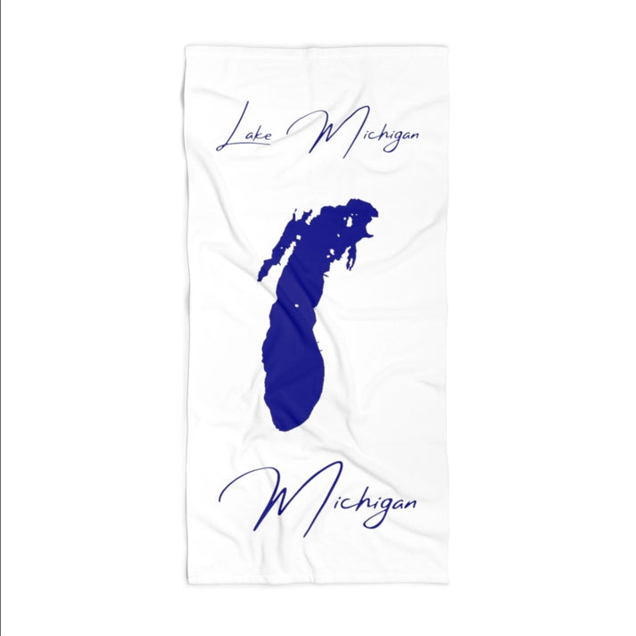 Michigan  Lake  Michigan  Beach  Towel  front  position  view  from  front  36  x  72.webp