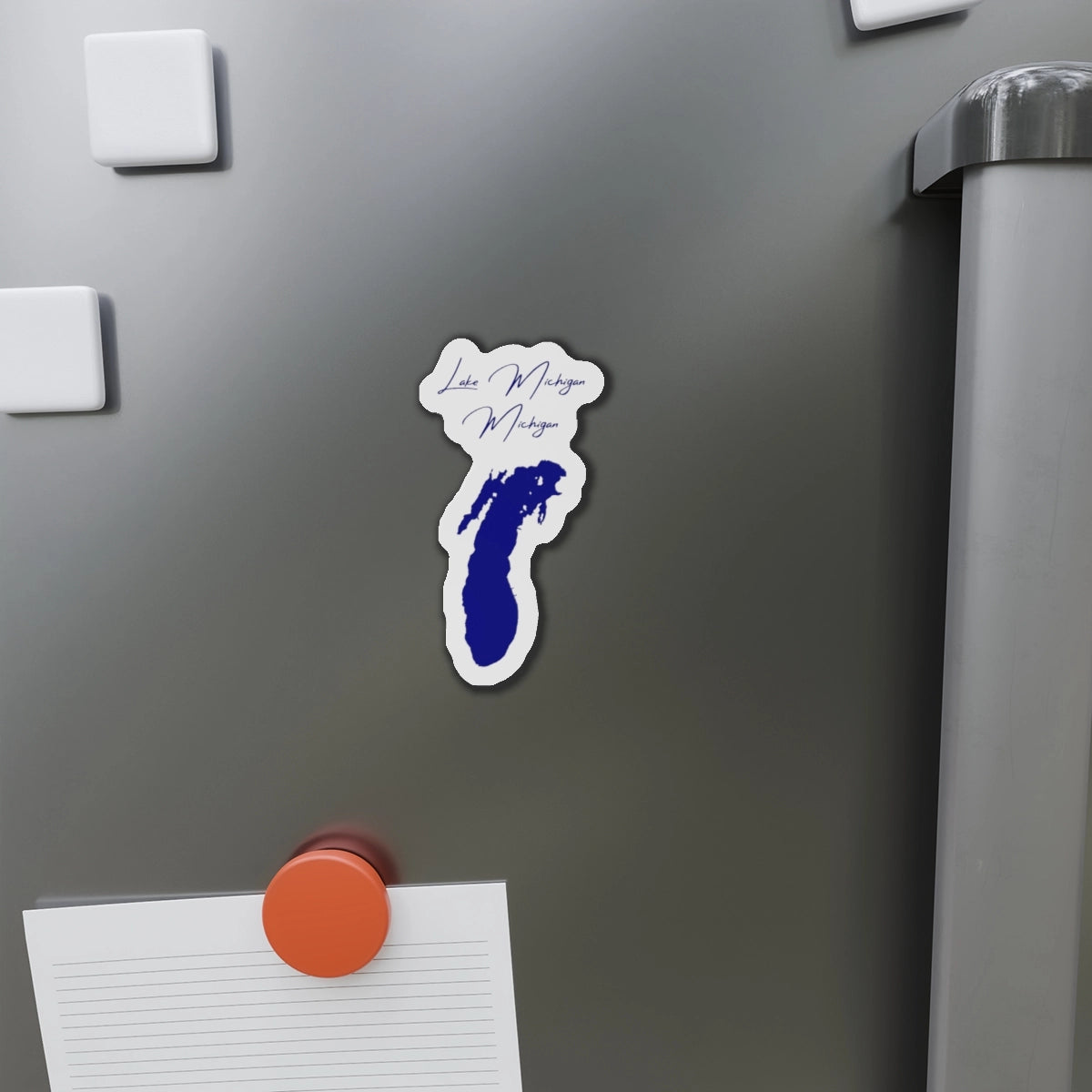 Michigan  Lake  Michigan  Die  Cut  Magnet  front  position  view  from  context-1  4  x  4.webp