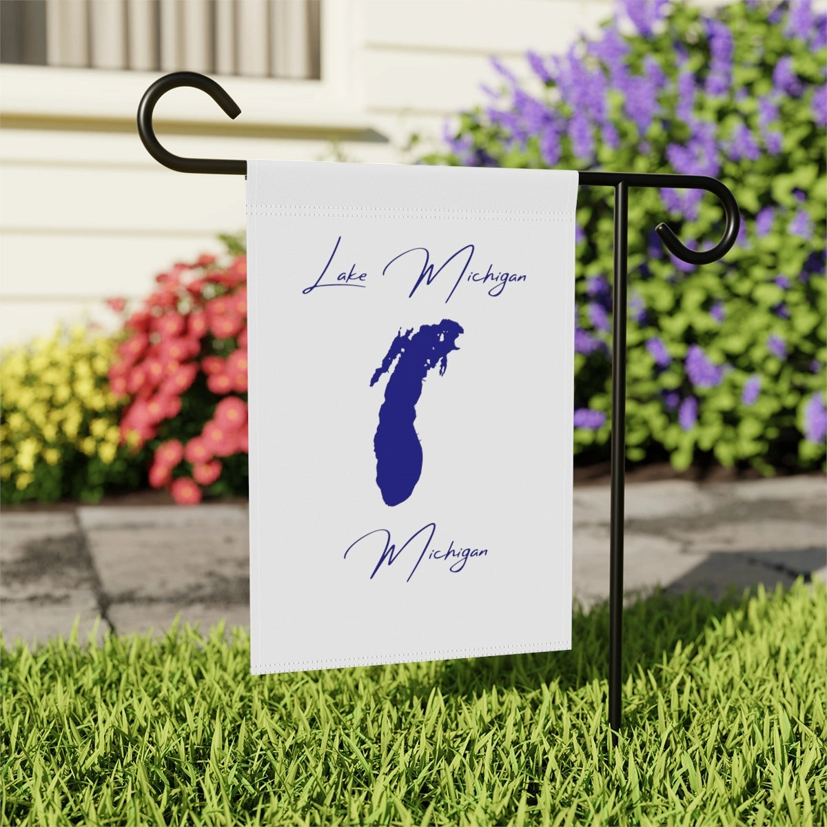 Michigan  Lake  Michigan  Garden  Banner  other  position  view  from  context-2  12''  x  18''.webp