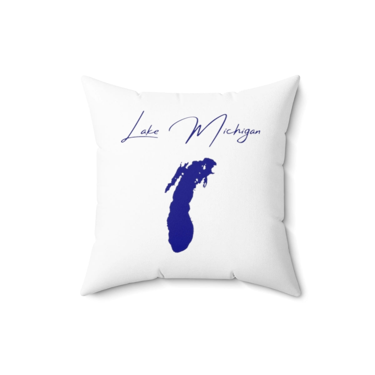 Michigan  Lake  Michigan  Pillow  front  position  view  from  front  16  x  16.webp