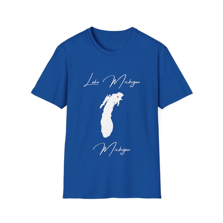 Michigan  Lake  Michigan  T-shirt  front  position  view  from  front  royal.webp