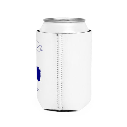 Michigan  Lake  St.  Clair  Can  Koozie  all  position  view  from  right  white.webp