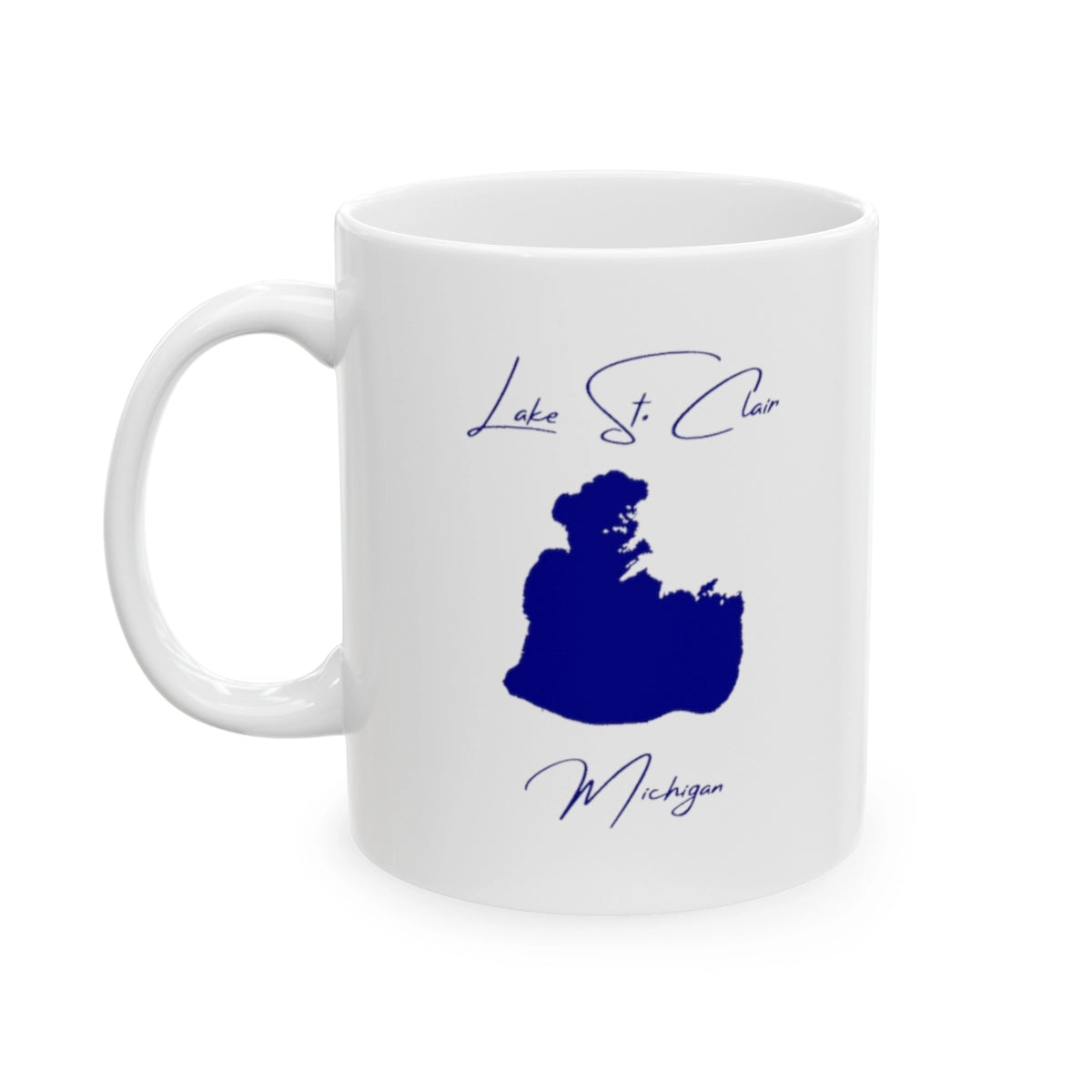 Michigan  Lake  St.  Clair  Ceramic  Mug  other  position  view  from  left  11oz.webp