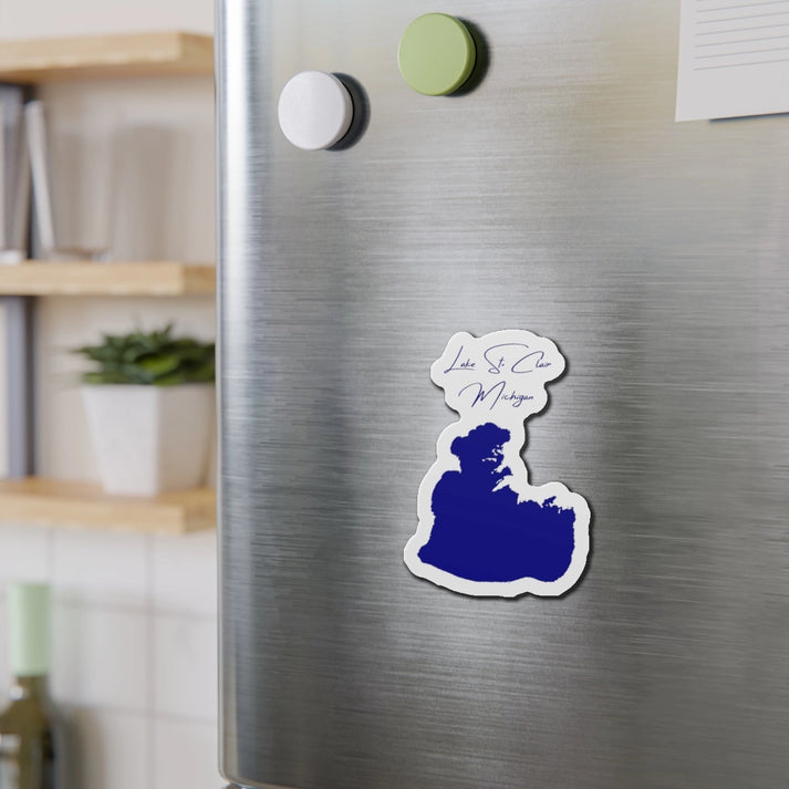 Michigan  Lake  St.  Clair  Die  Cut  Magnet  front  position  view  from  context-2  4  x  4.webp