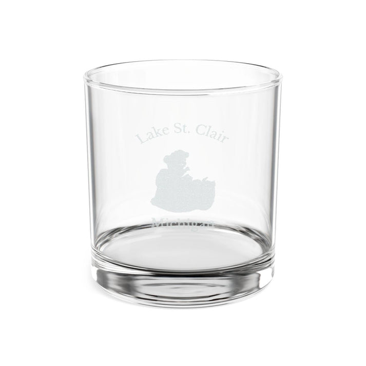 Michigan  Lake  St.  Clair  Engraved  Whiskey  Glass  other  position  view  from  front  10.5oz.webp