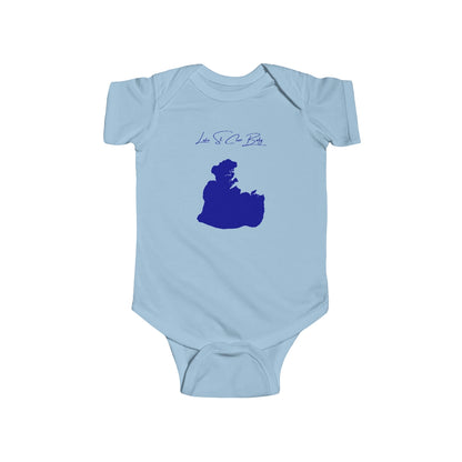 Michigan  Lake  St.  Clair  Onesie  front  position  view  from  front  light  blue.webp